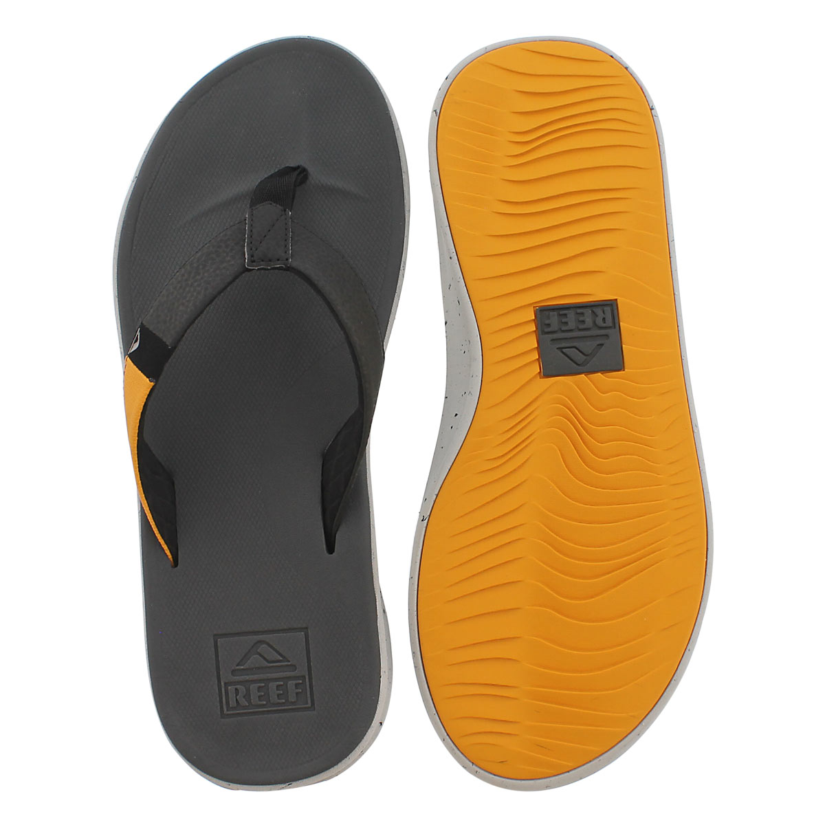 Mns Slammed Rover blk/yllw thong sandal