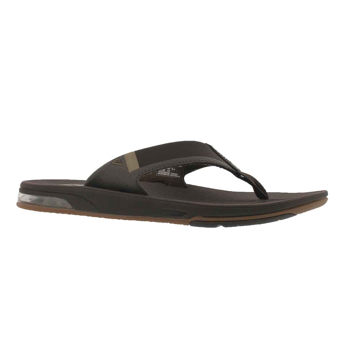 Men's FANNING 2.0 brown thong sandal