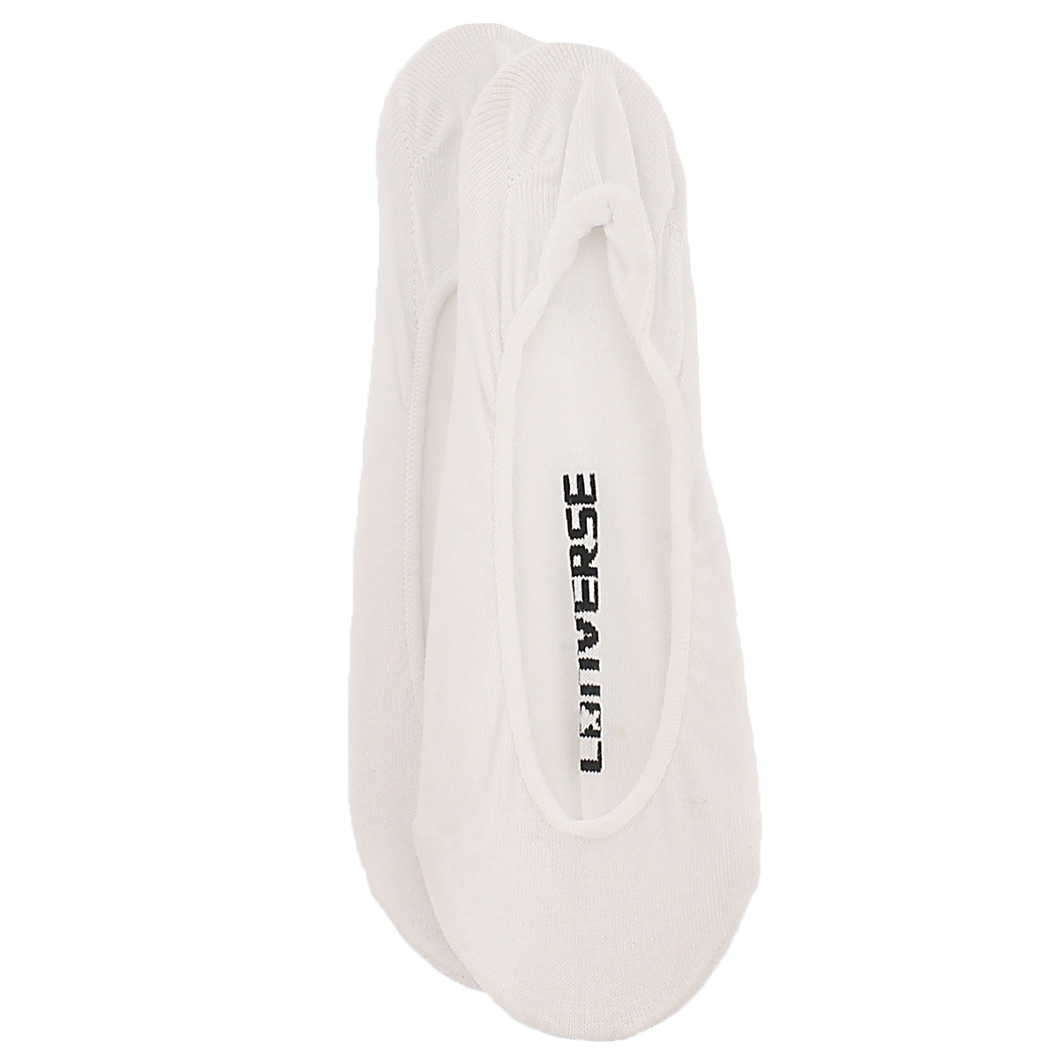 Lds Converse white footie sock 2 pk