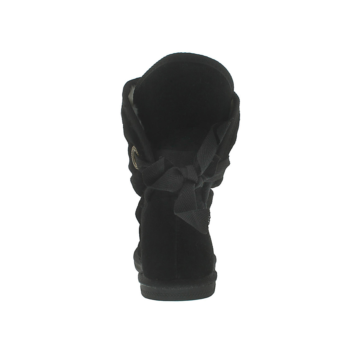 Grls Ribbon Jr black casual boot