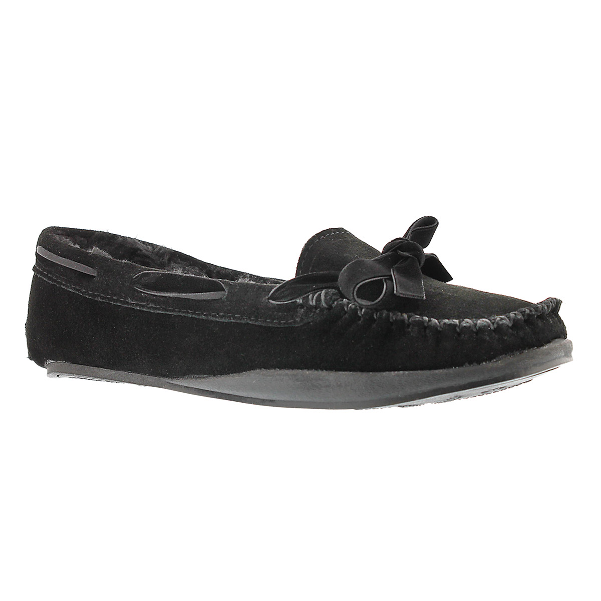 Mocassins Rochelle II, suède noir/n, fem