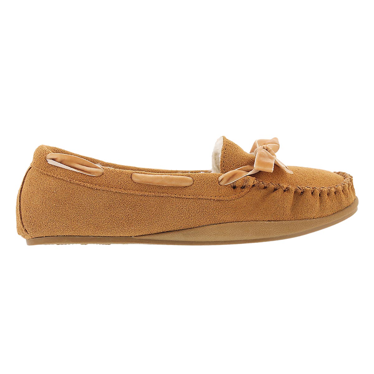 Lds Rochelle II tan suede moccasin