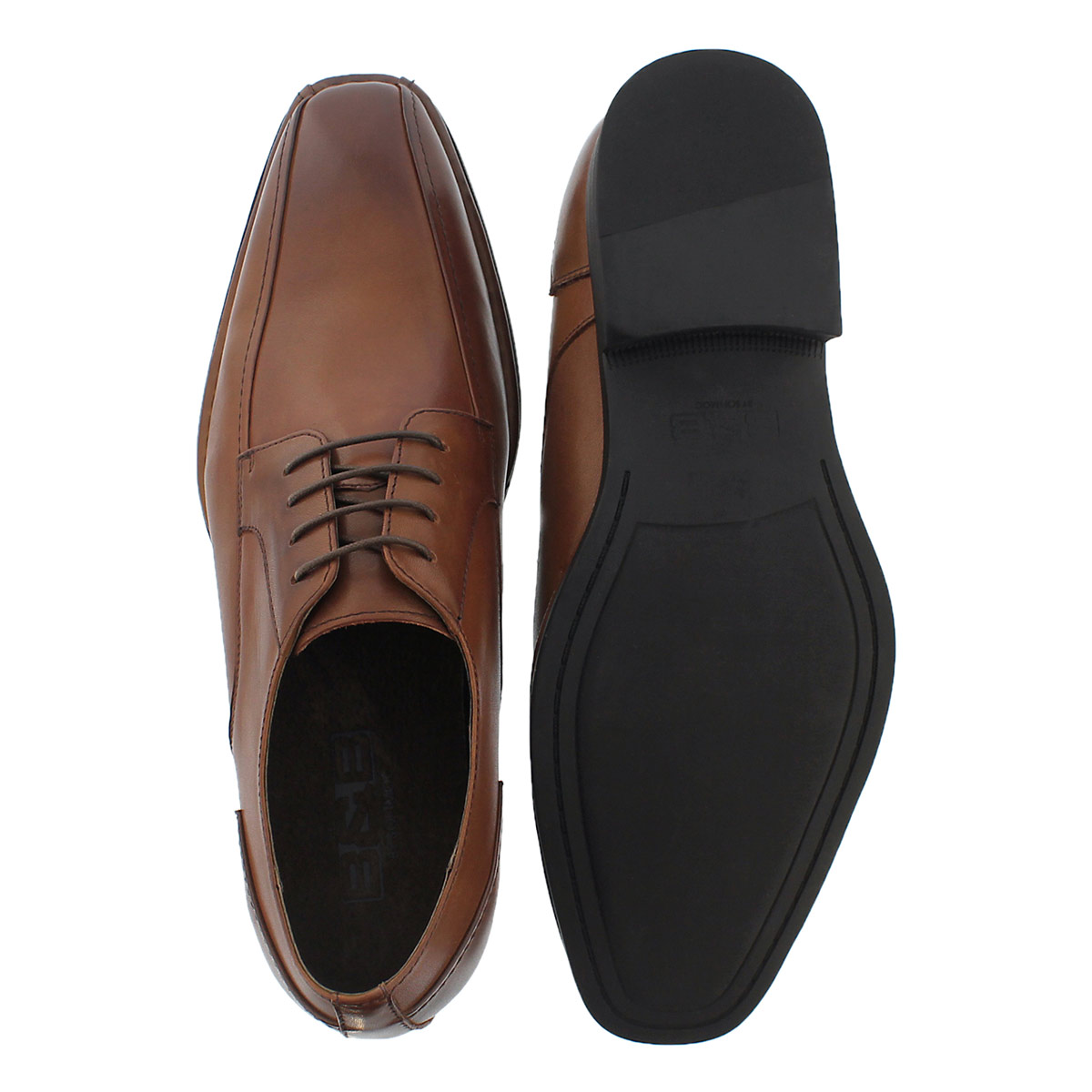 Mns Romeo cognac dress oxford - Wide
