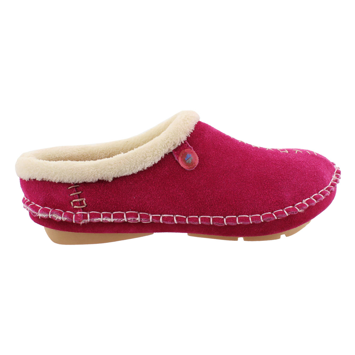 Lds Rosa fuchsia closed back slipper