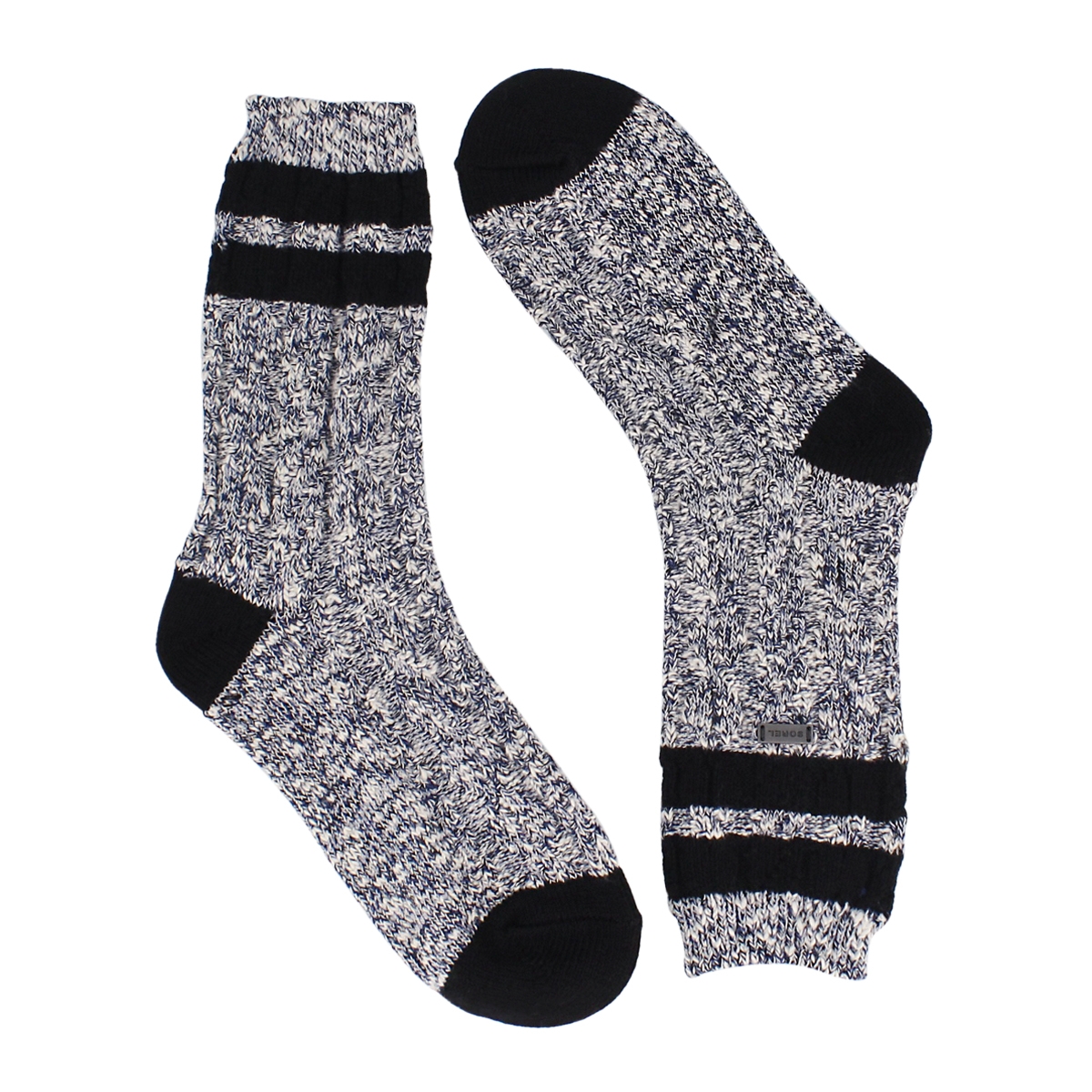 Women's VARSITY STRIPE aviation/blk tall socks