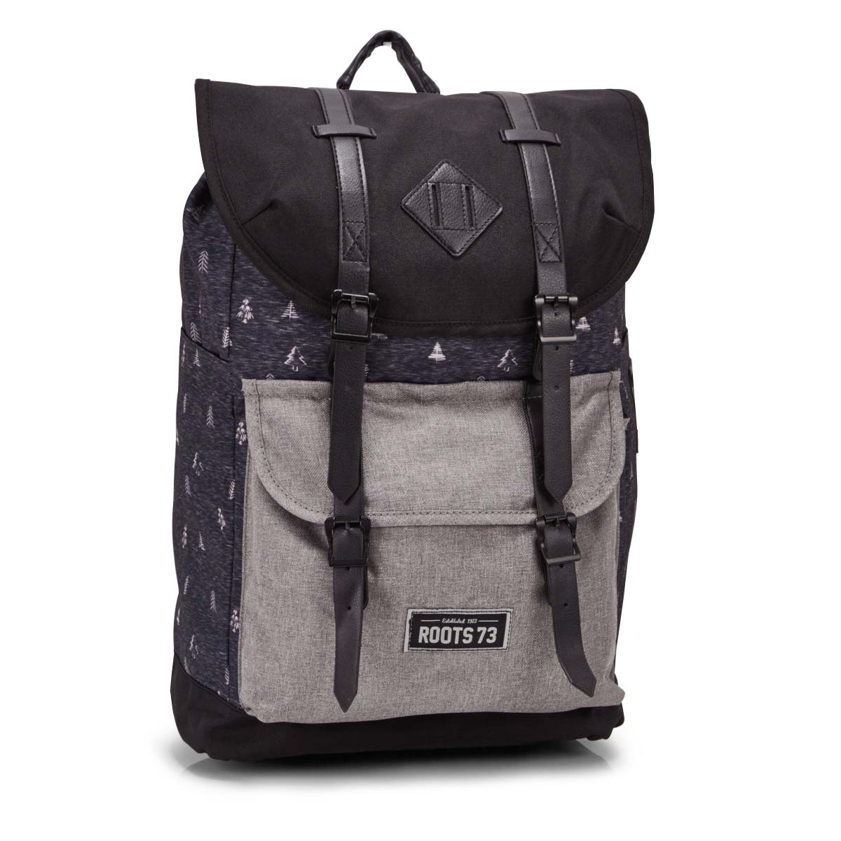 Roots73 grey tree backpack