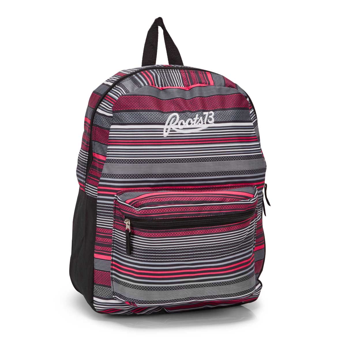 Lds Roots73 pnk/gry stripe backpack