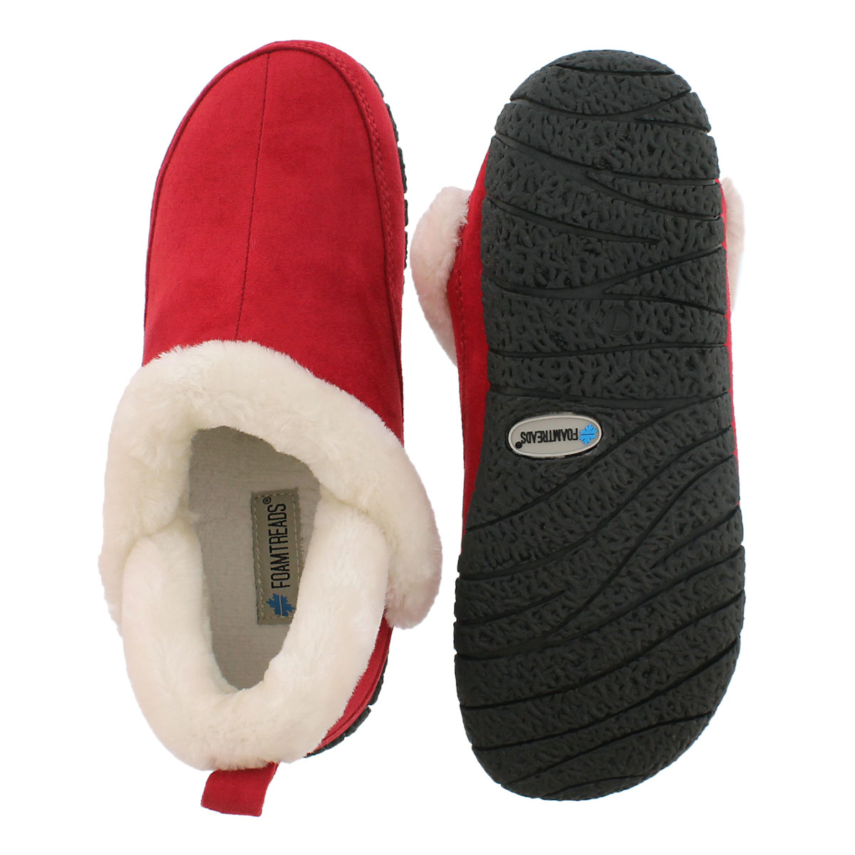 Lds Ruby 2 burgundy closed back slipper