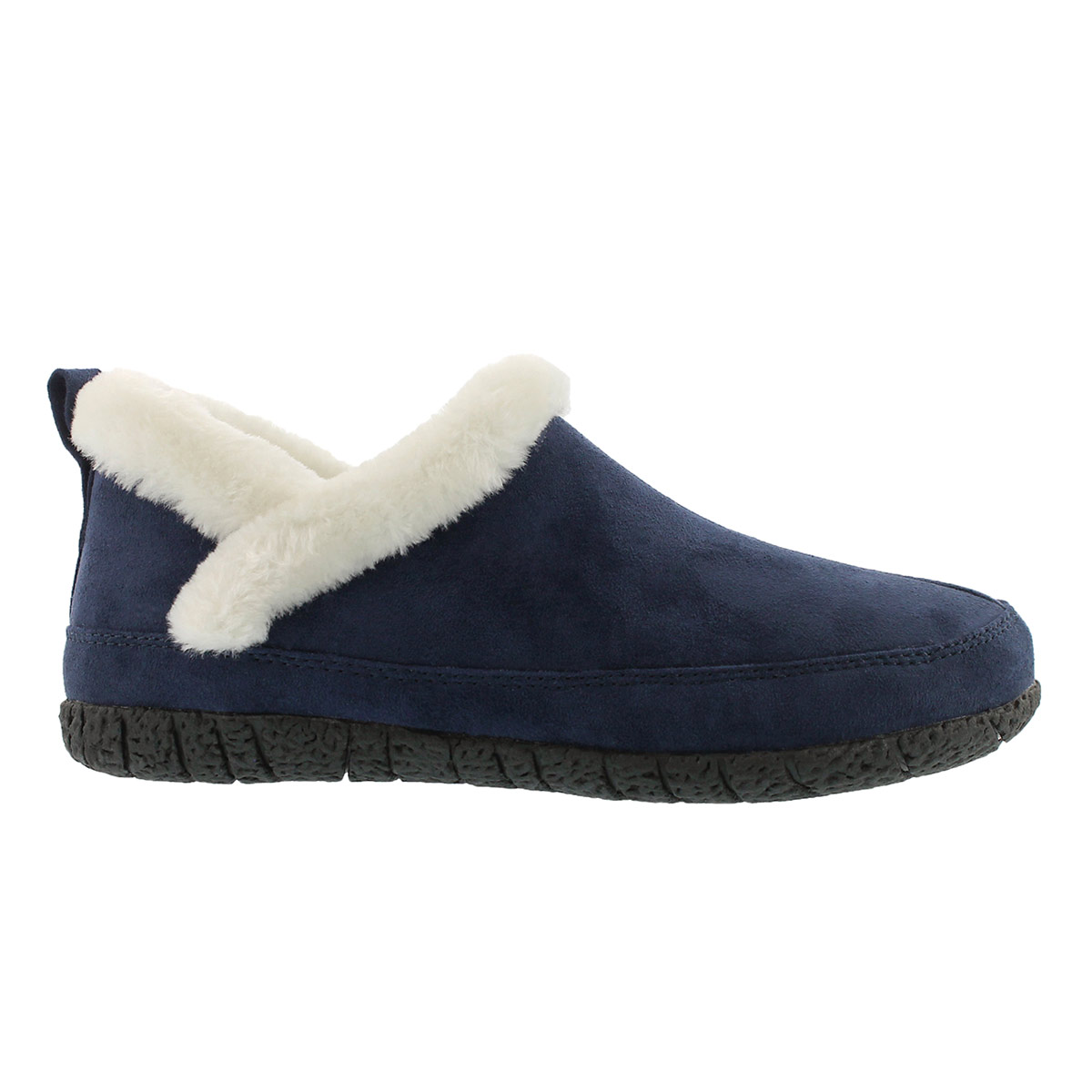 Lds Ruby 2 navy closed back slipper