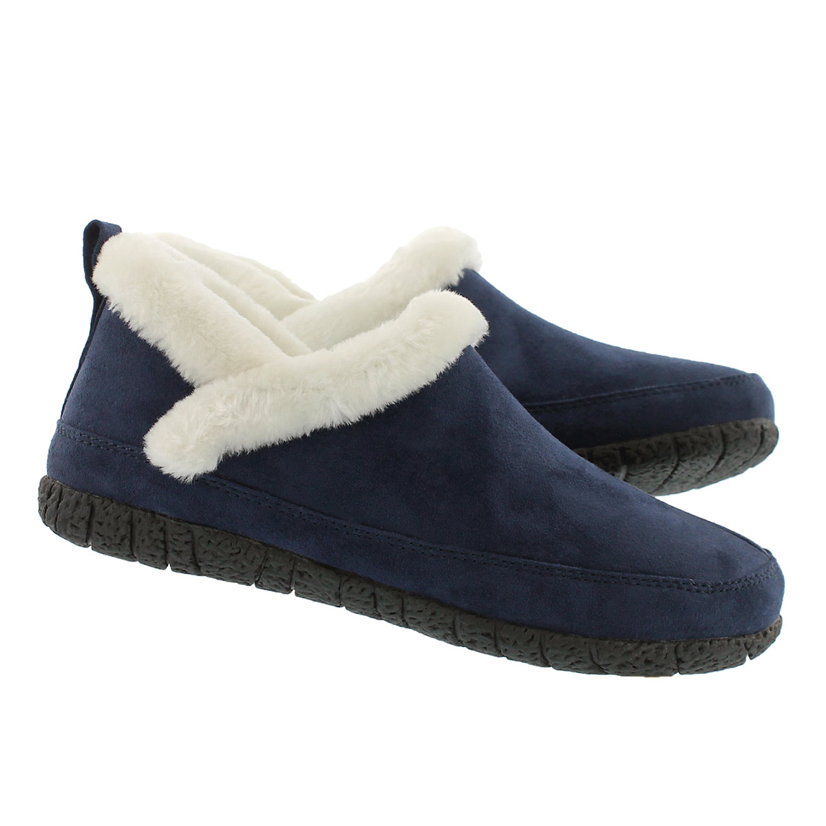Lds Ruby 2 navy closed back slipper