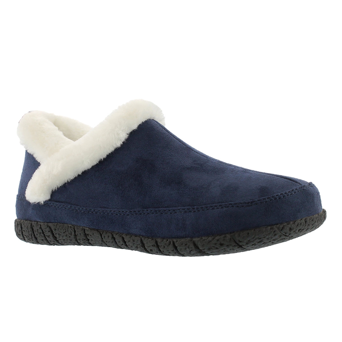 Lds Ruby 2 navy closed back slipper