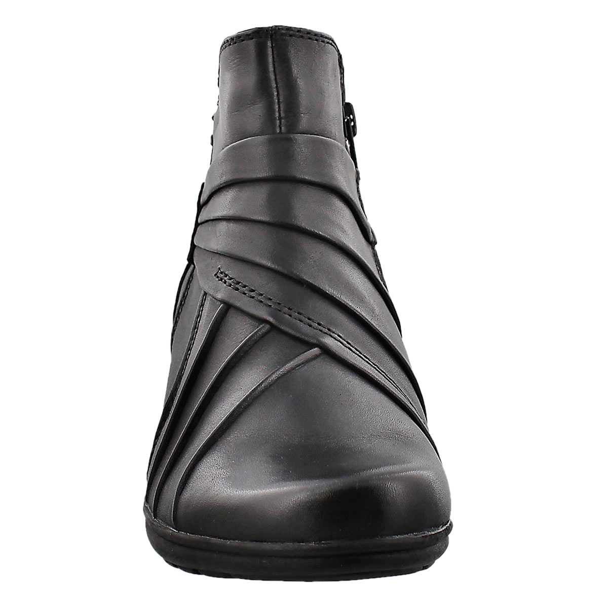 Lds Ruthie black short dress bootie