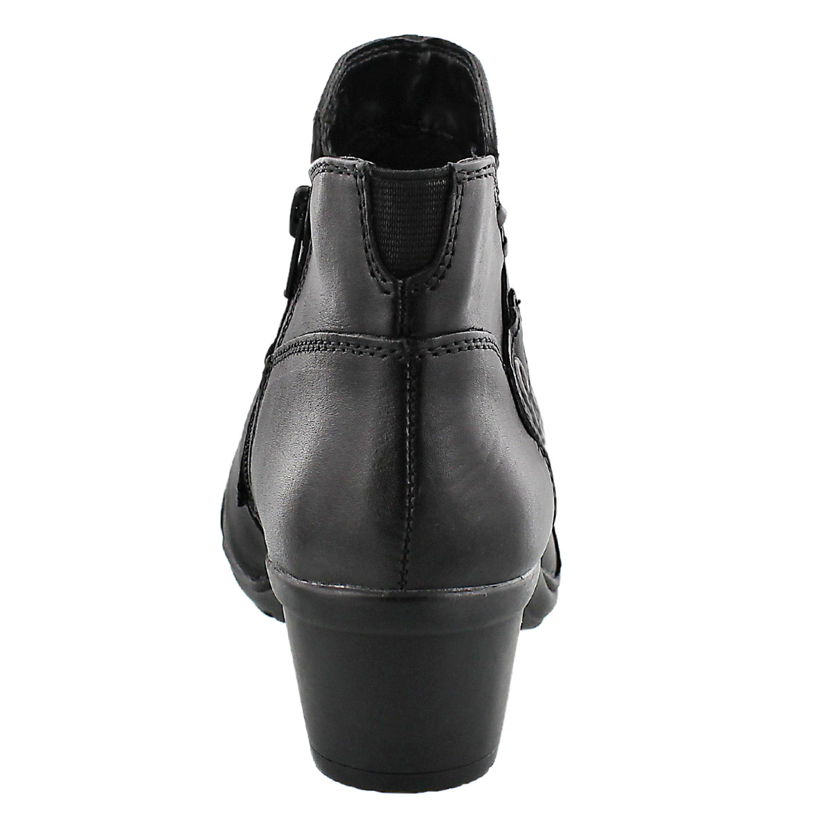 Lds Ruthie black short dress bootie