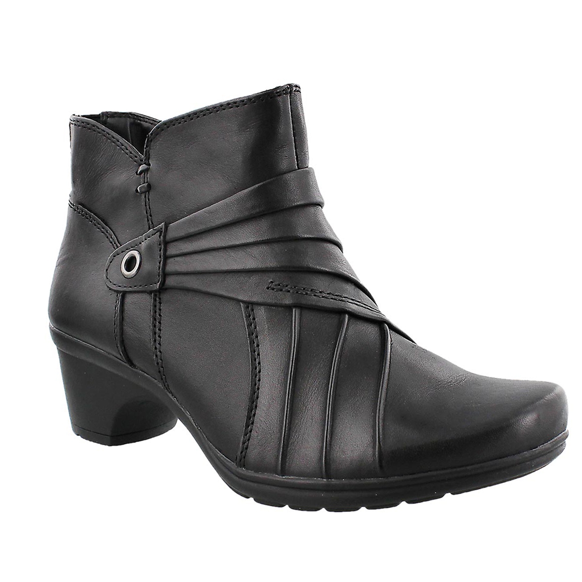 Lds Ruthie black short dress bootie