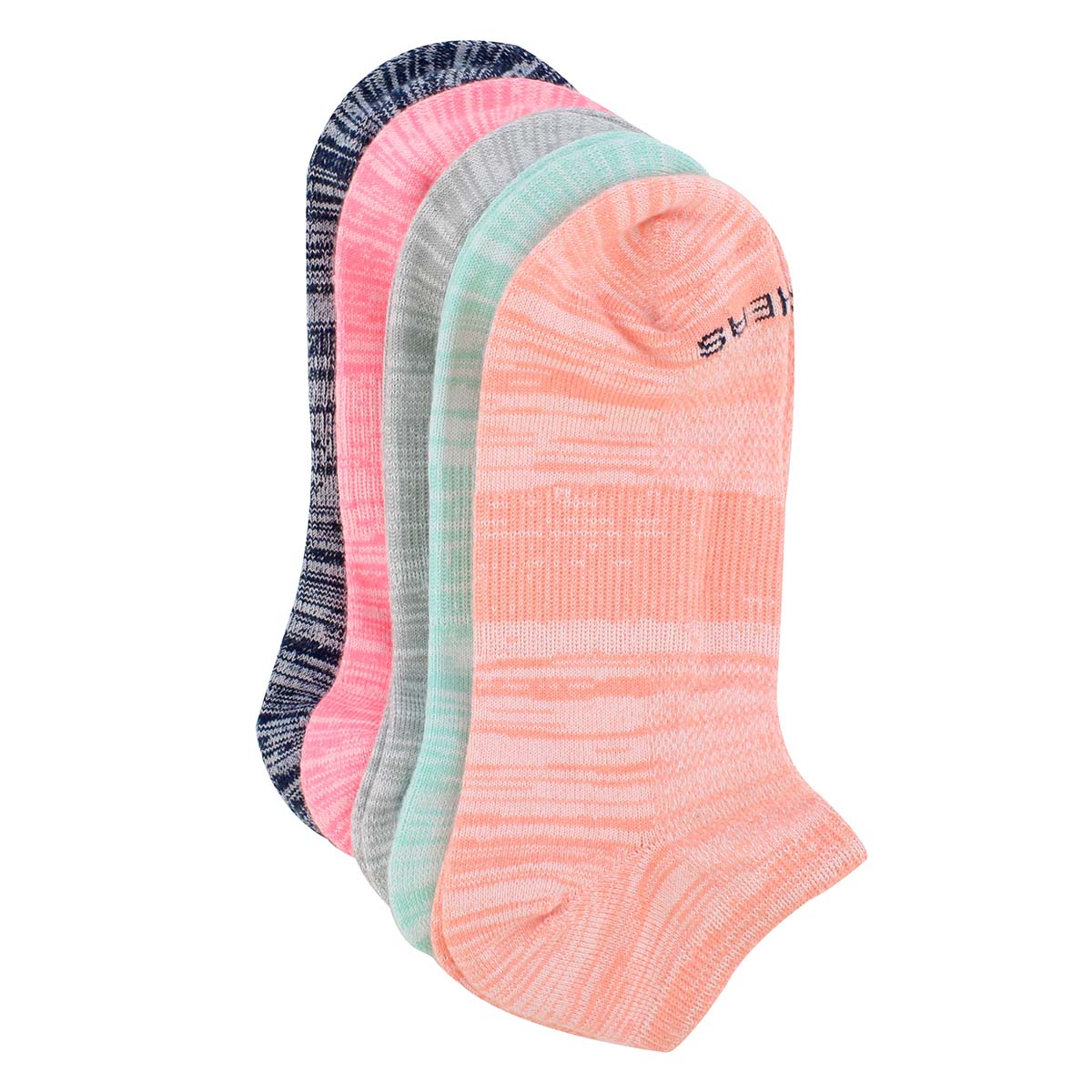 Lds Low Cut Non Terry multi sock 5pk