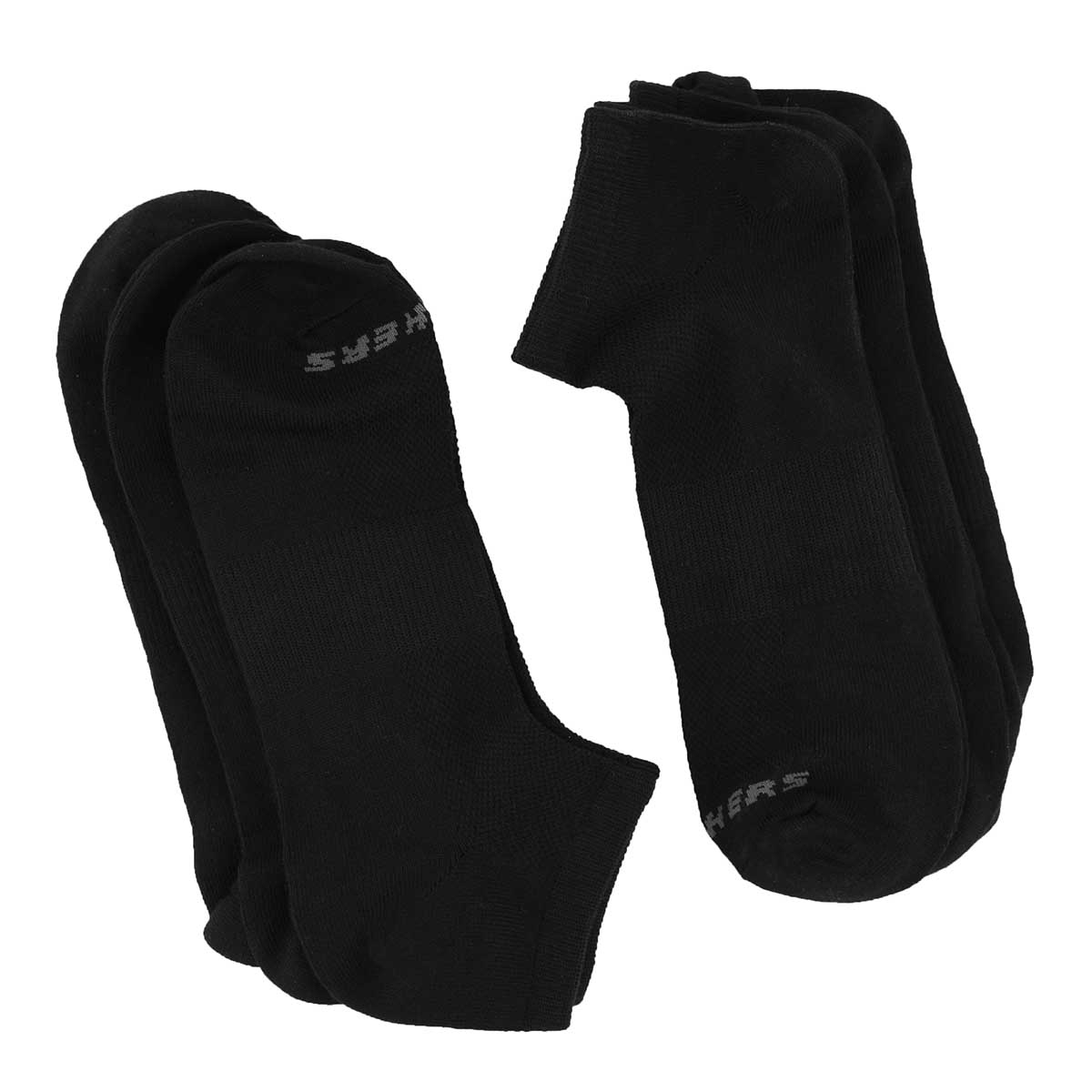 Mns Low Cut Non Terry black socks 6pk