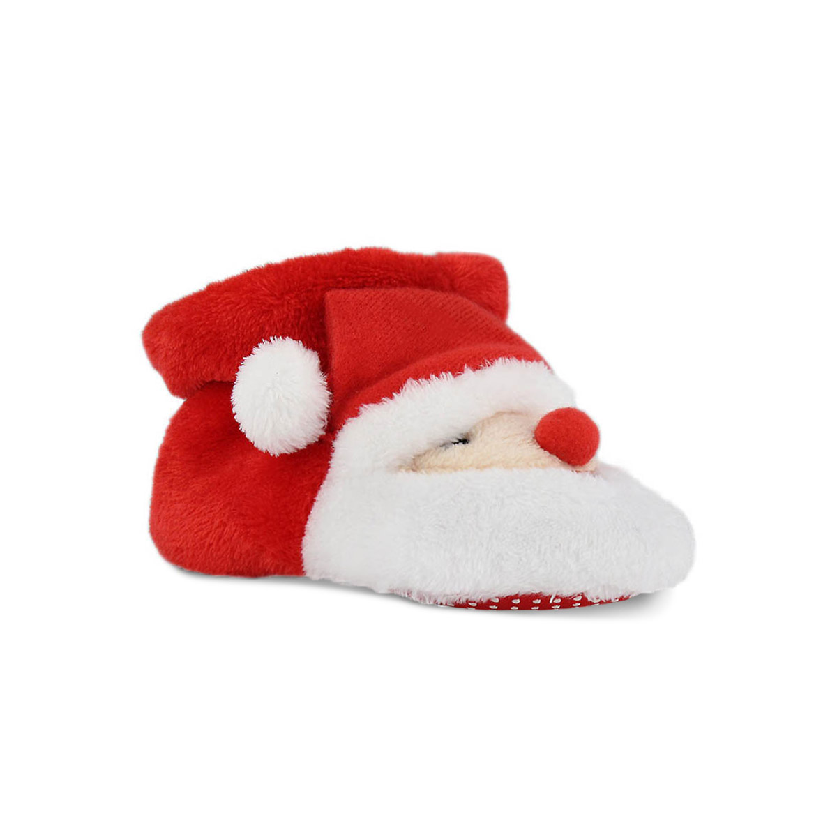 Infs Santy red slipper booties