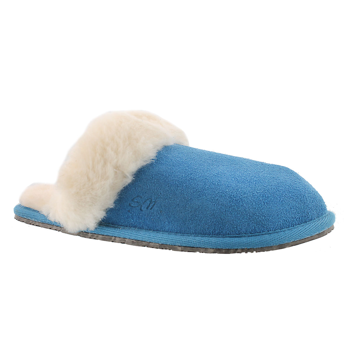 Lds Sassy blue mem. foam slipper