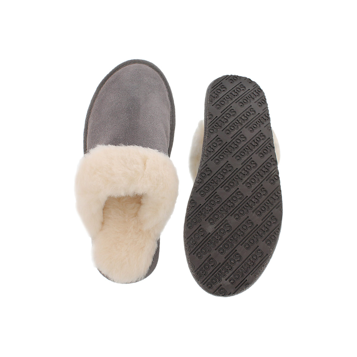 Pantoufles Sassy gris, femmes