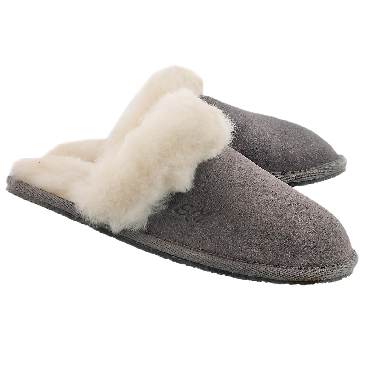 Pantoufles Sassy gris, femmes