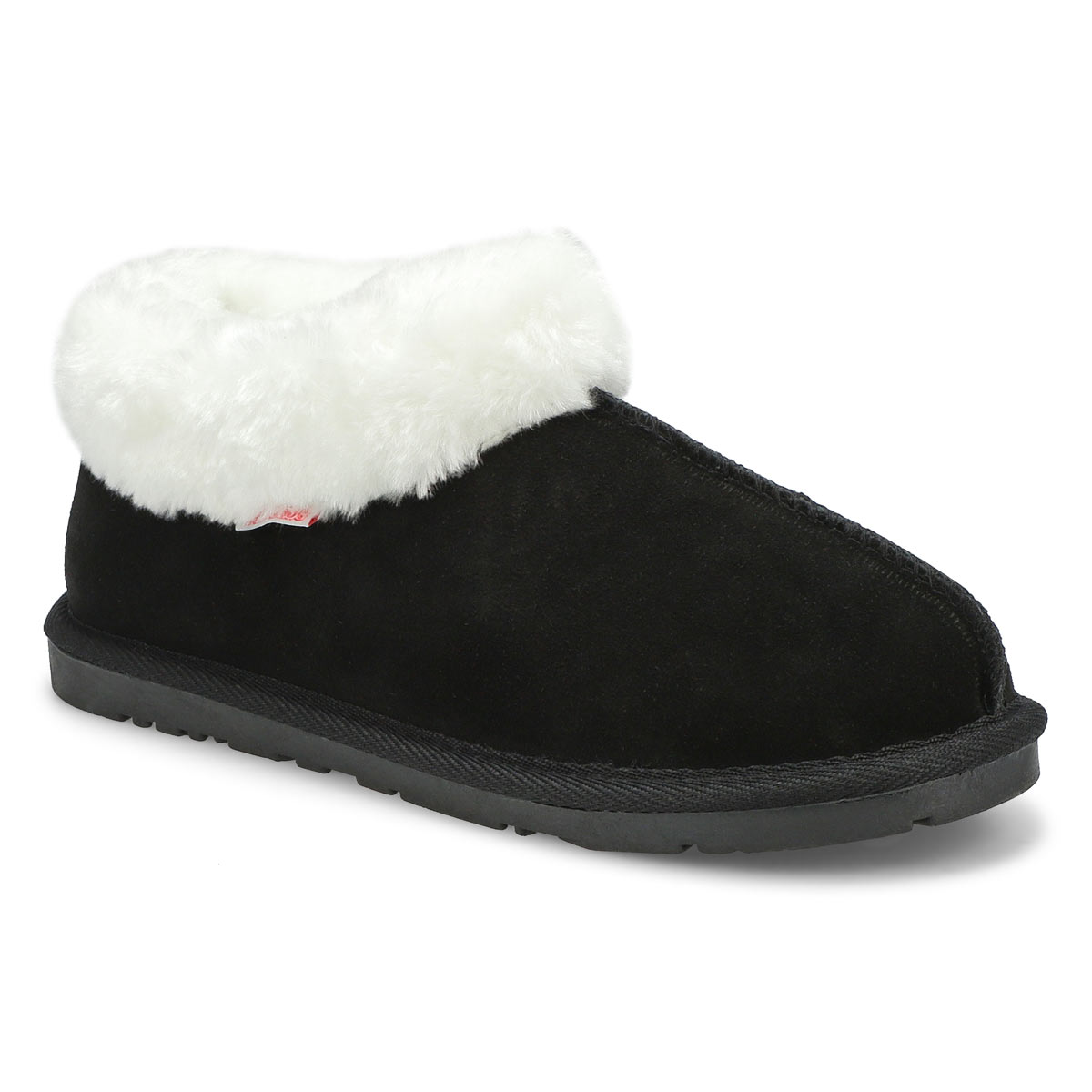 Lds Savanna black suede bootie