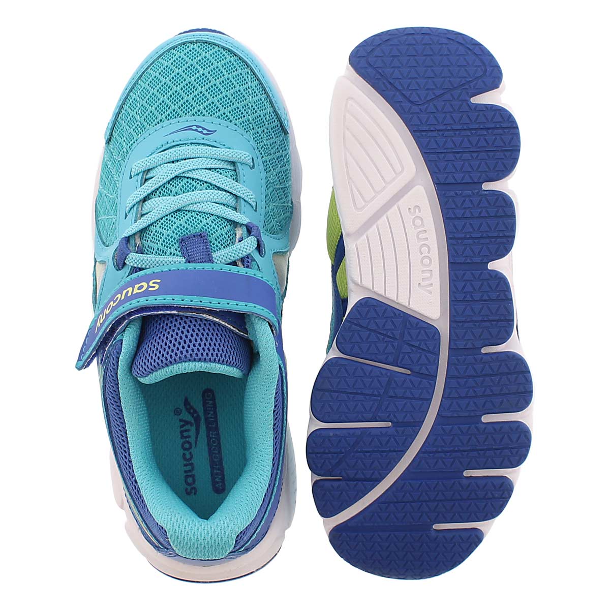 Grls Kotaro 3 turq/citron running shoe