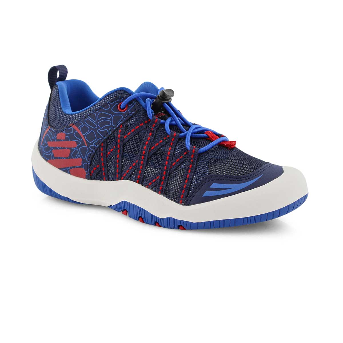 Bys Scout navy bungee sneaker