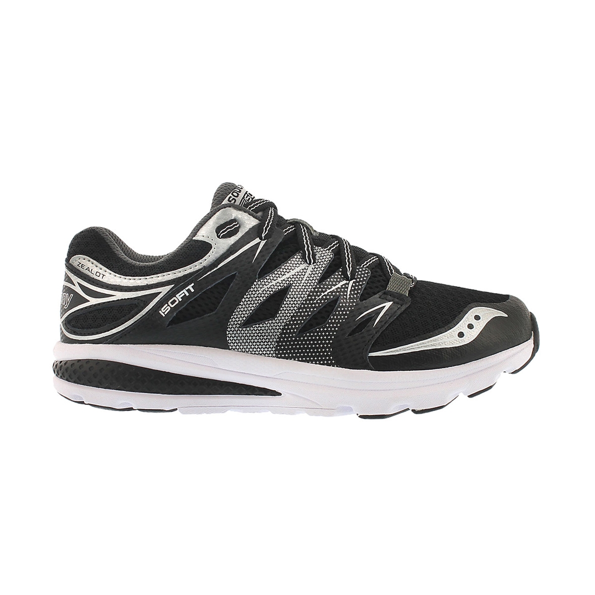 Bys Zealot 2 blk lace up running shoe