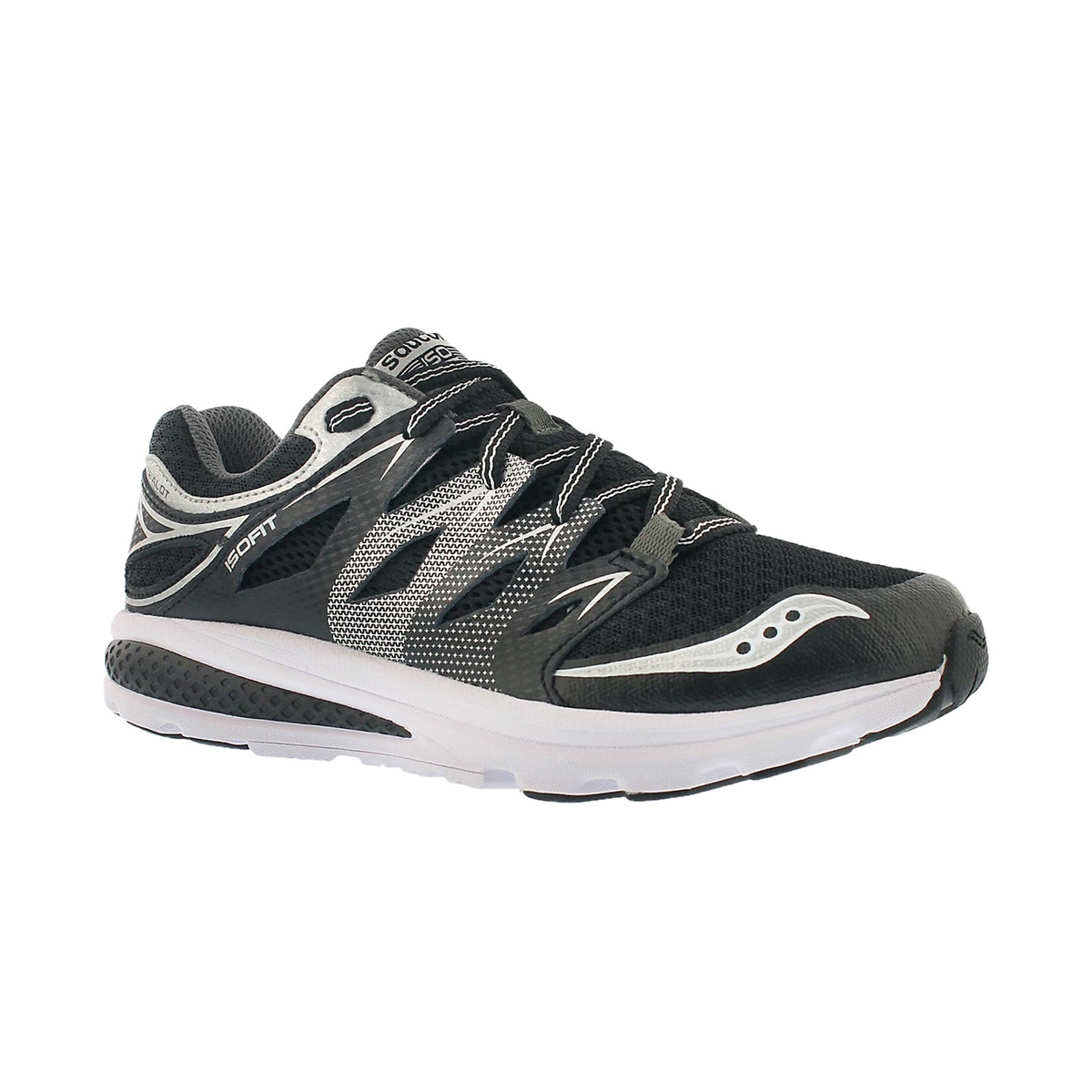 Boys' ZEALOT 2 black lace up running shoes