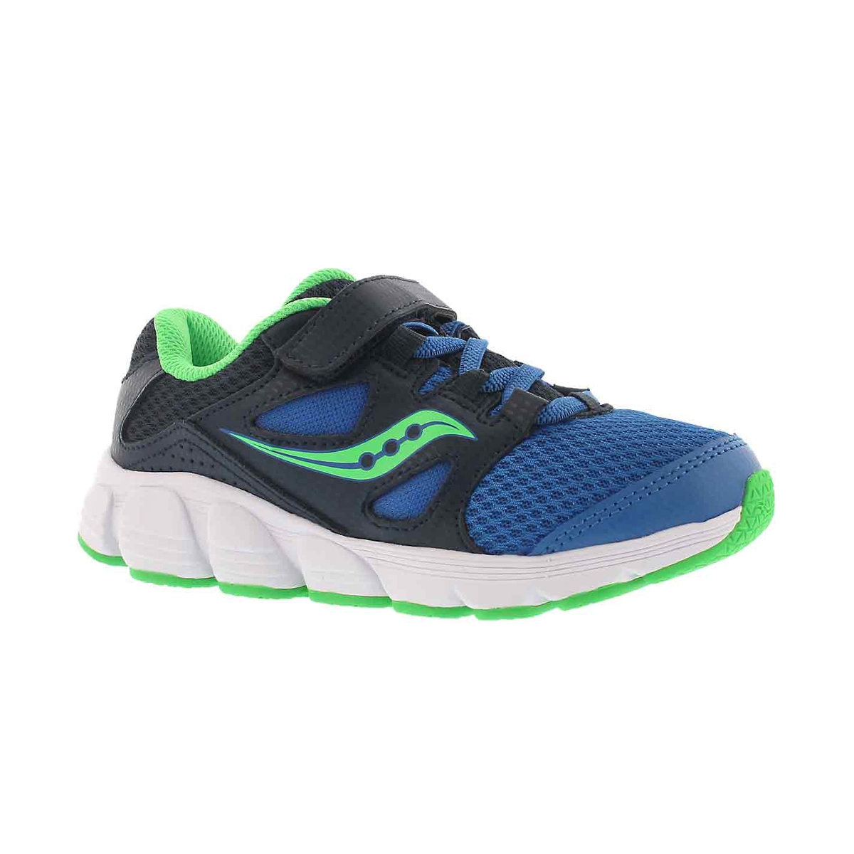 Boys' KOTARO 4 navy/green lace up runner