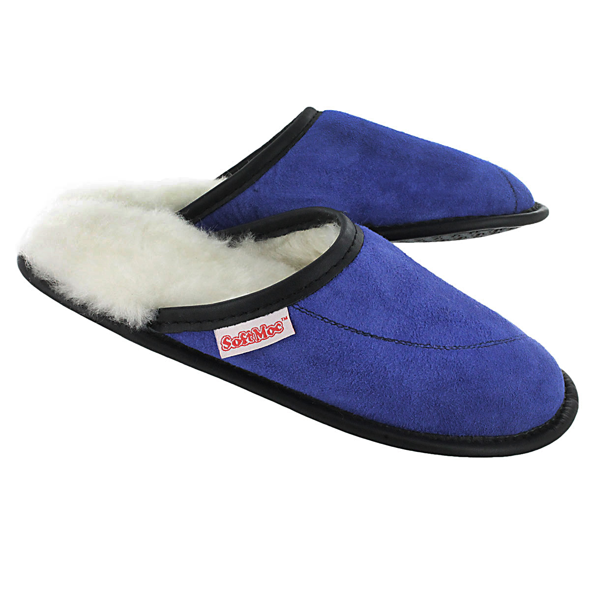 Lds Scuff blue washable open back