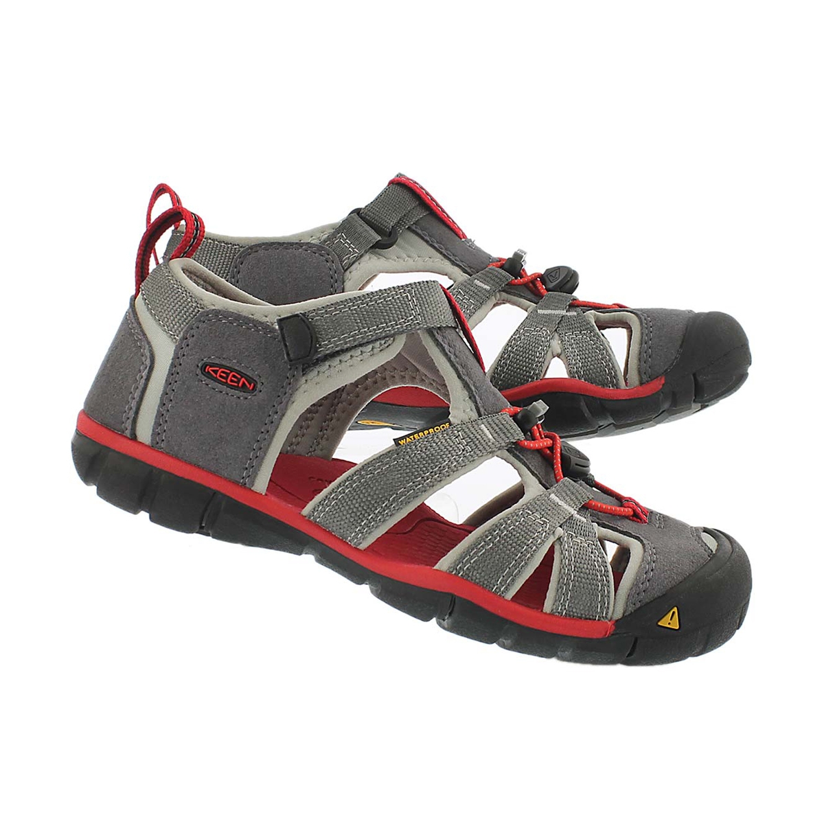 Bys Seacamp II grey/red sport sandal