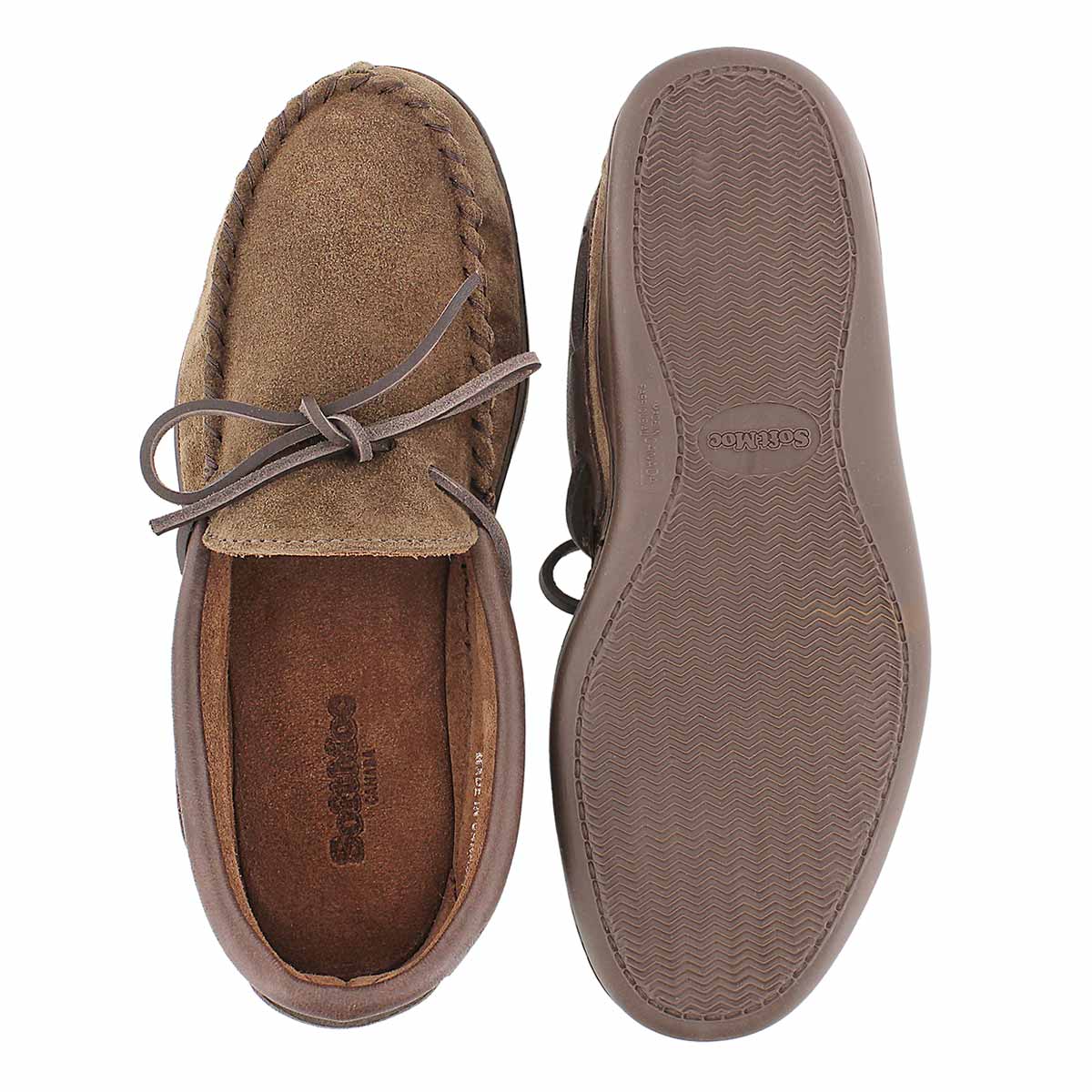 Mns smoke brown moccasin