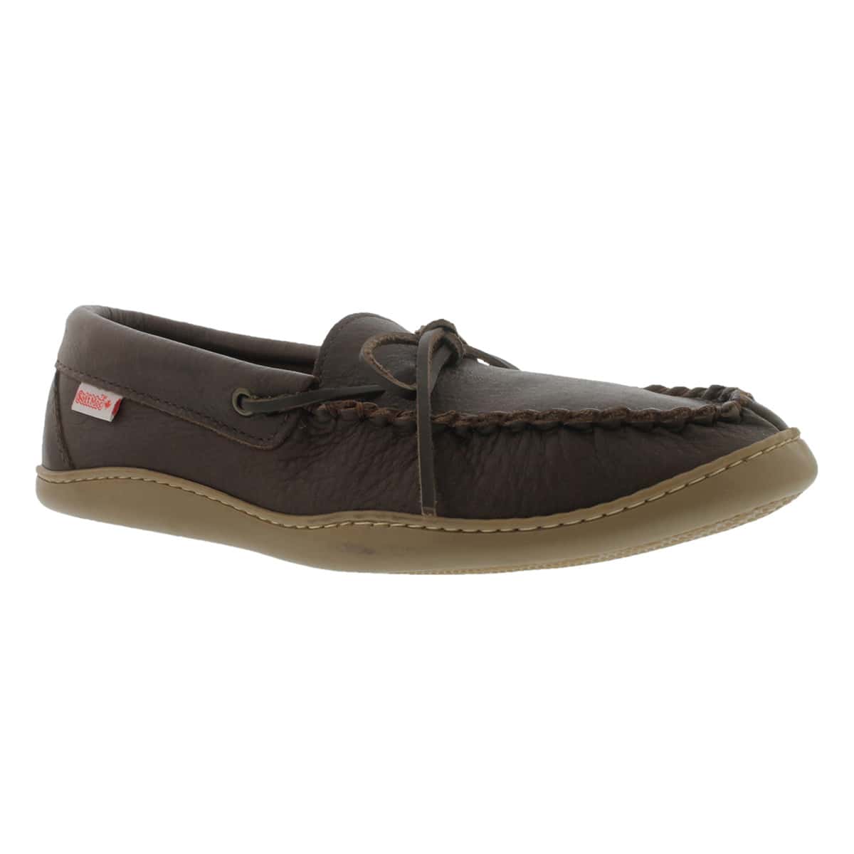 Mns fudge rubber sole moose moccasin