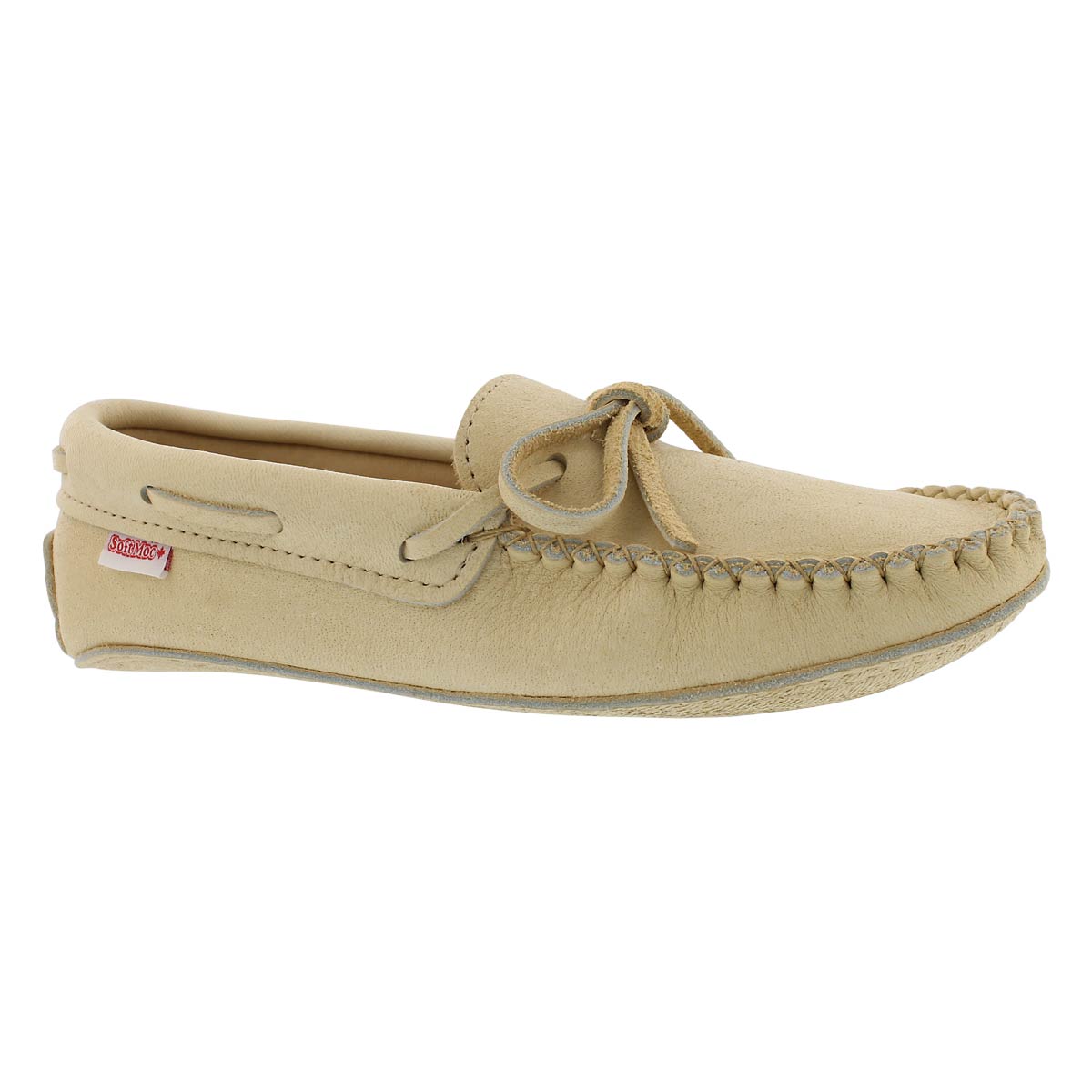 Mns natural caribou double sole moccasin