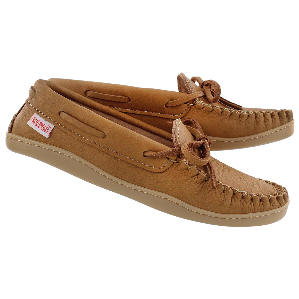 Lds natural moose TPR sole moccasin