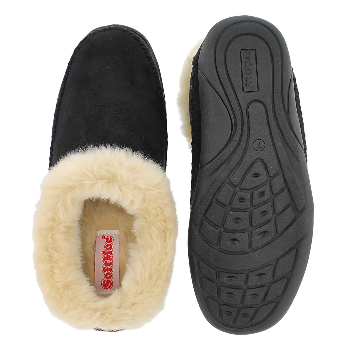 Lds Shae black slip on bootie