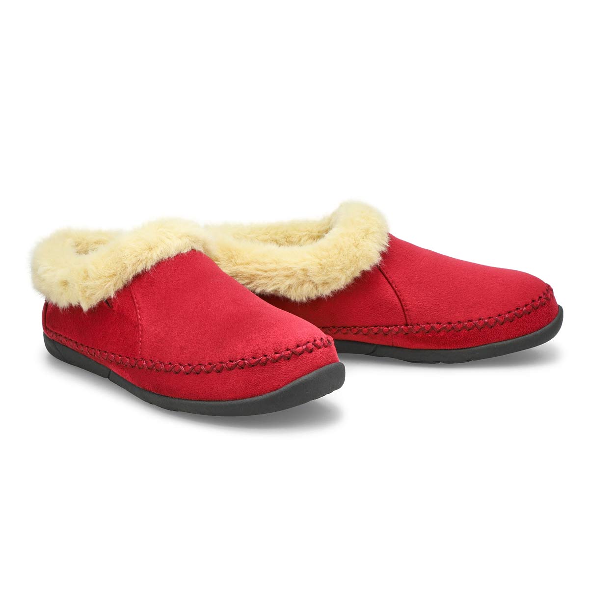 Lds Shae burgundy slip on bootie