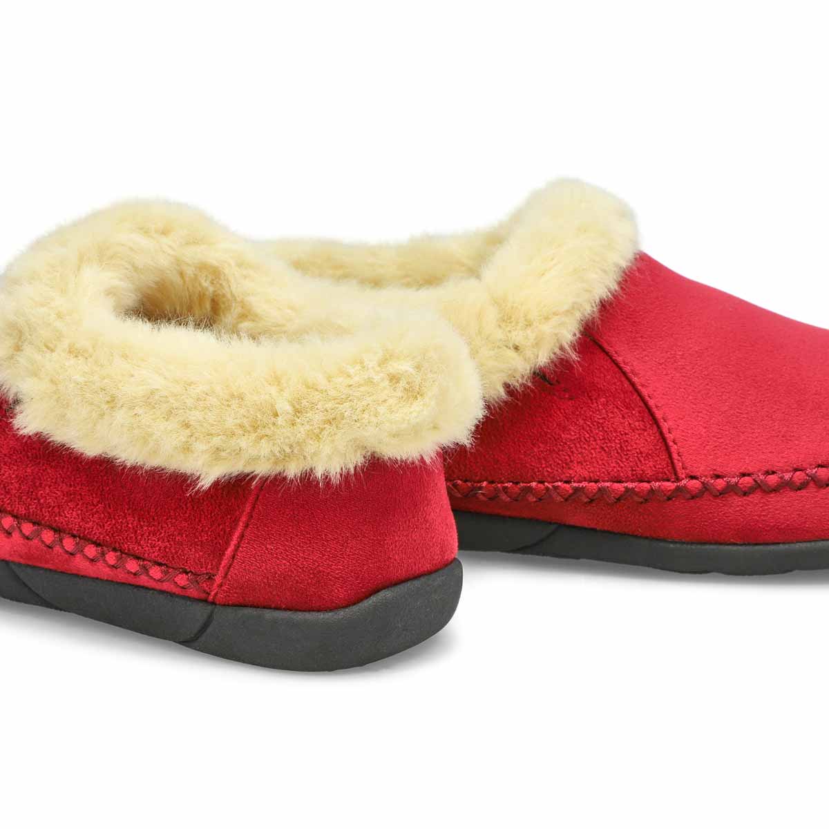 Lds Shae burgundy slip on bootie
