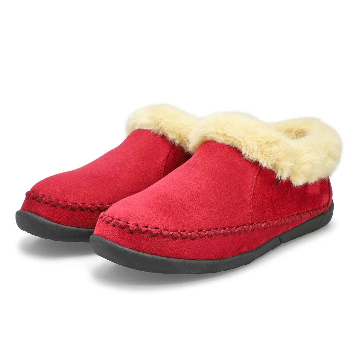 Lds Shae burgundy slip on bootie
