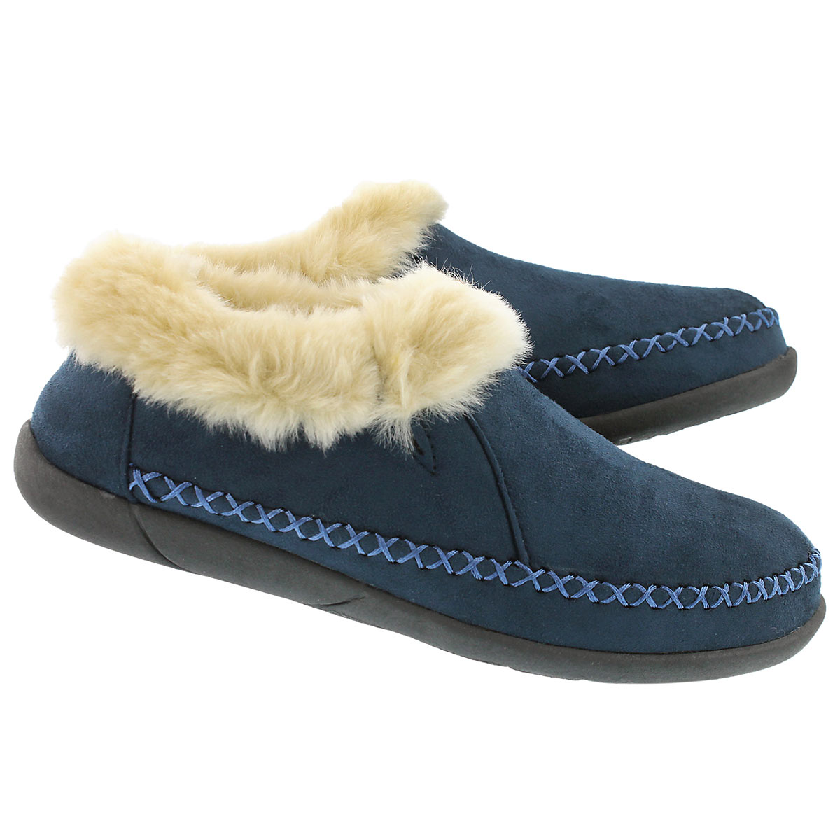 Lds Shae navy slip on bootie