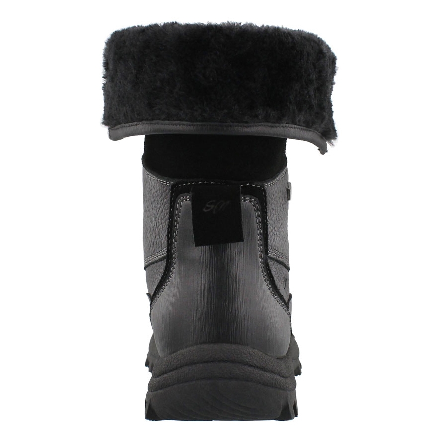 Lds Shakira2 blk w/p foldover cuff