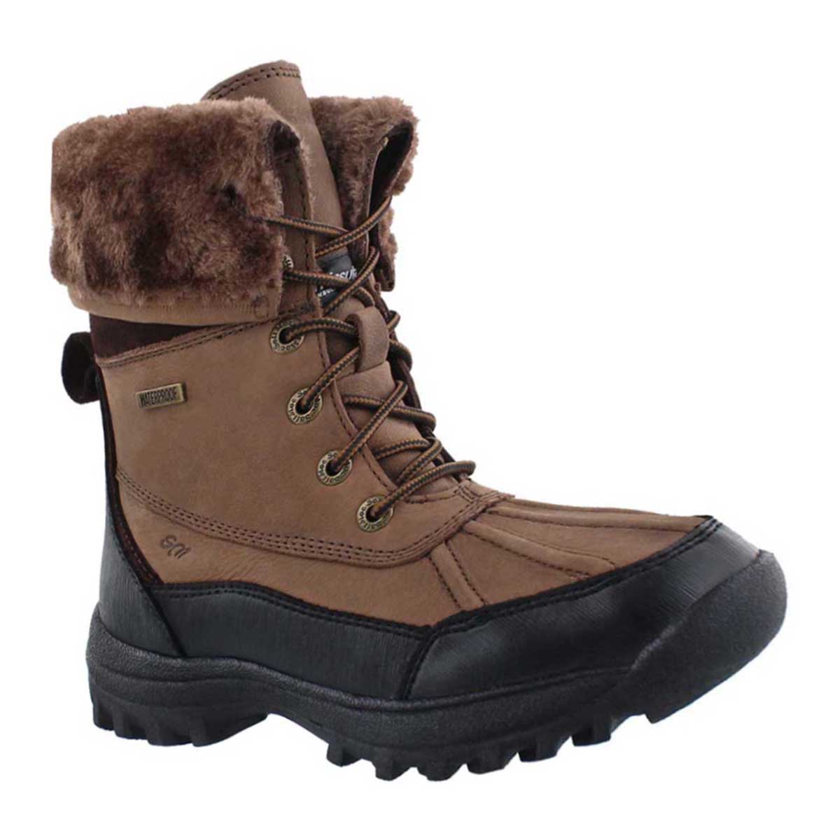 Lds Shakira2 brown w/p foldover cuff