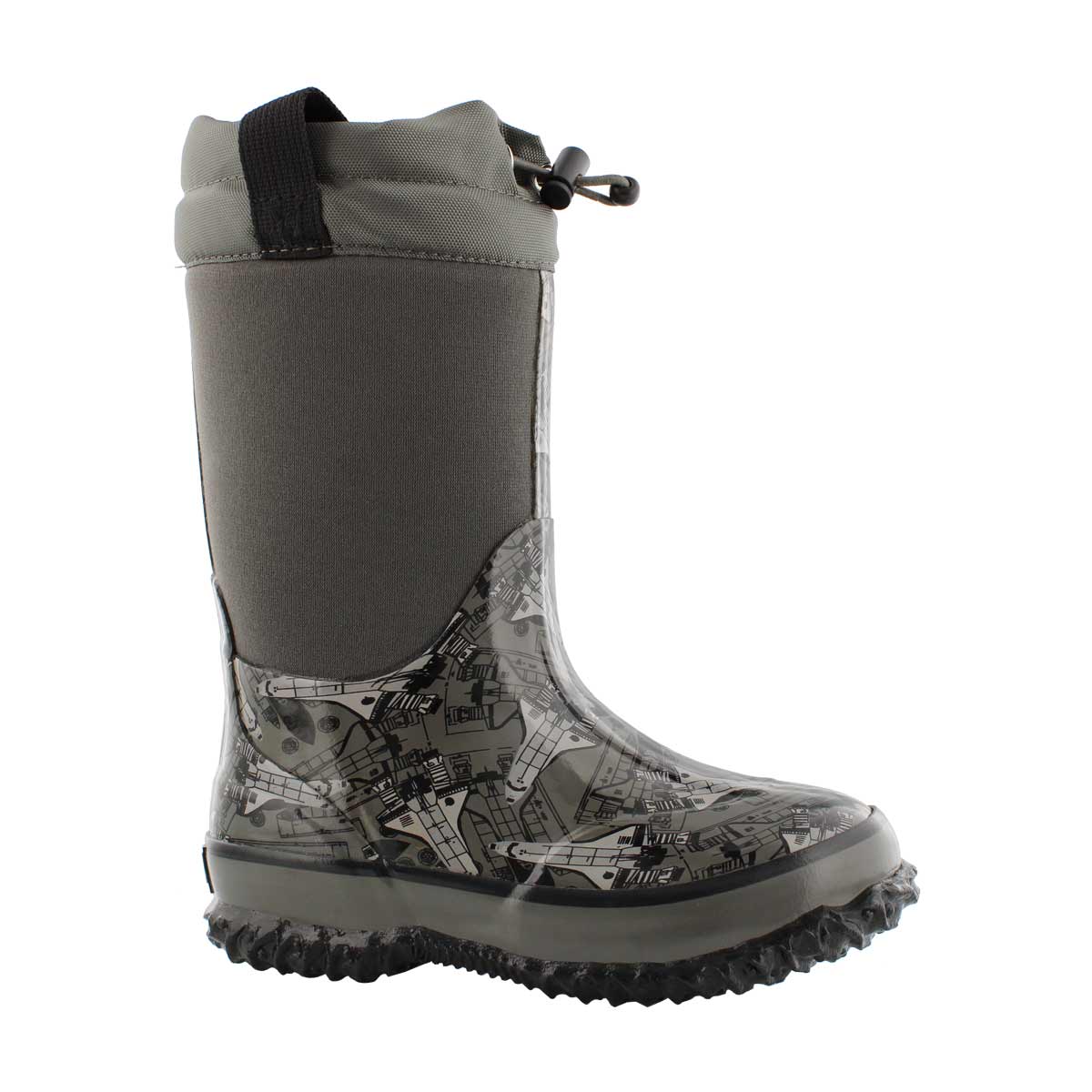 Bys Shuttle blk wtpf pull on winter boot