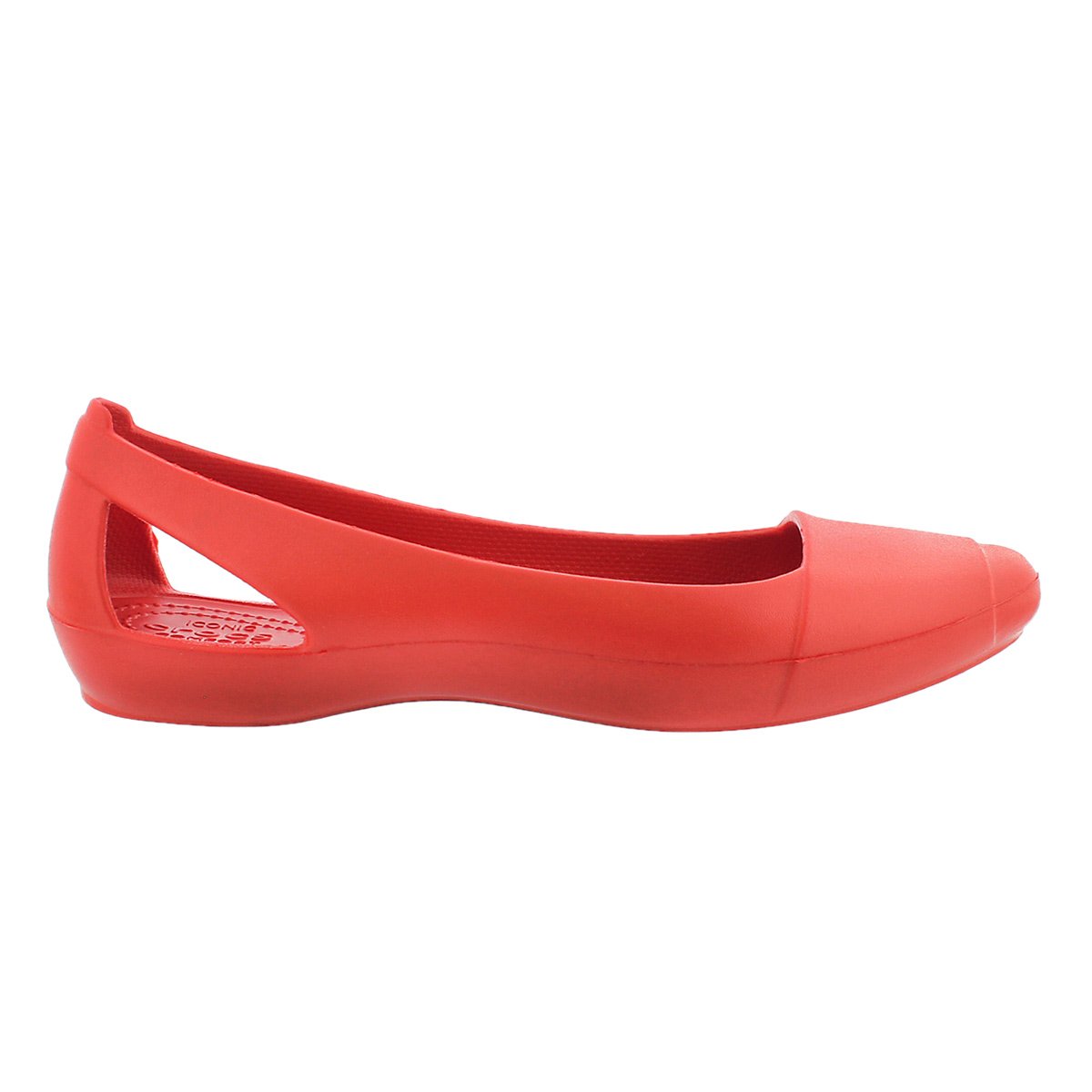 Lds Sienna flame slip on flat