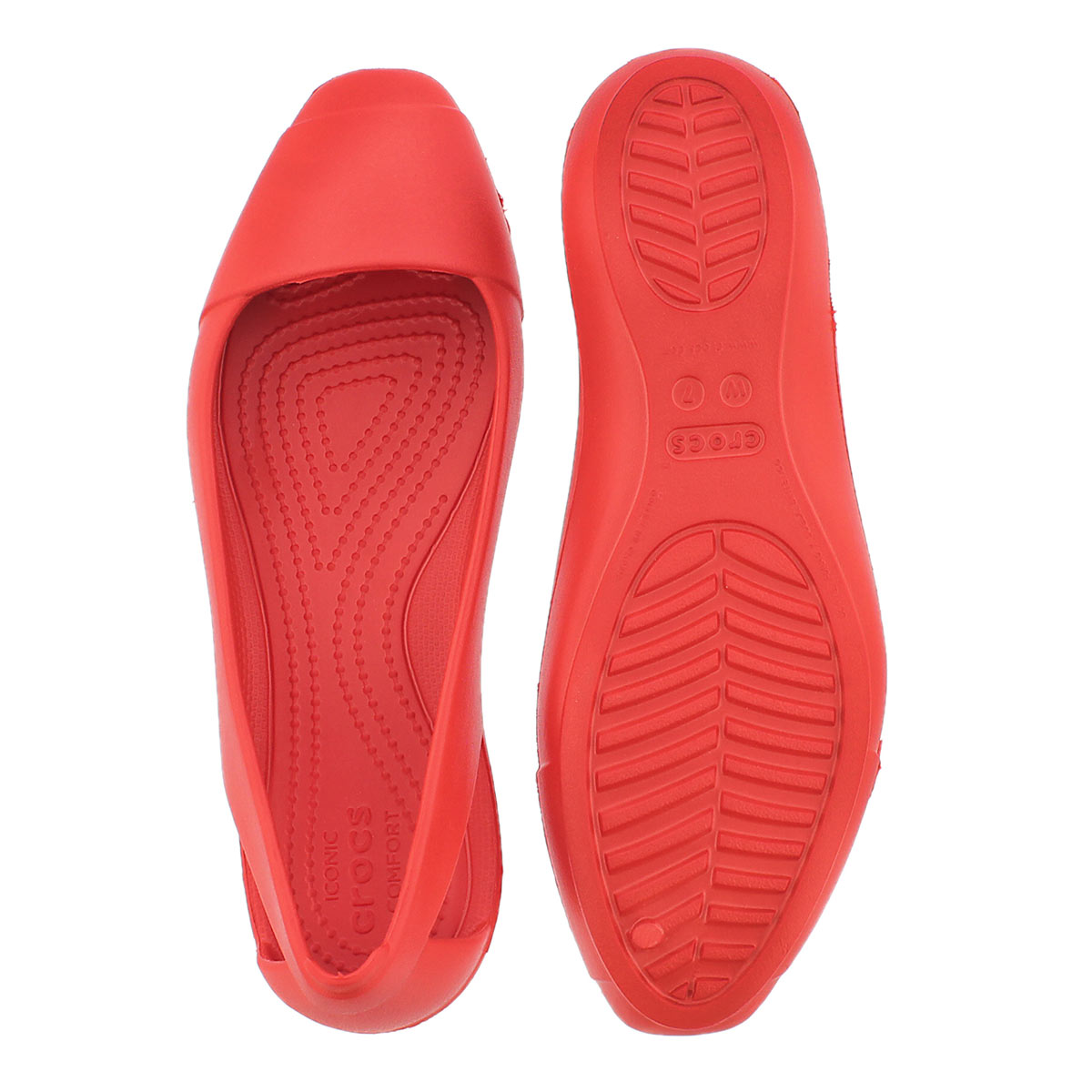 Lds Sienna flame slip on flat