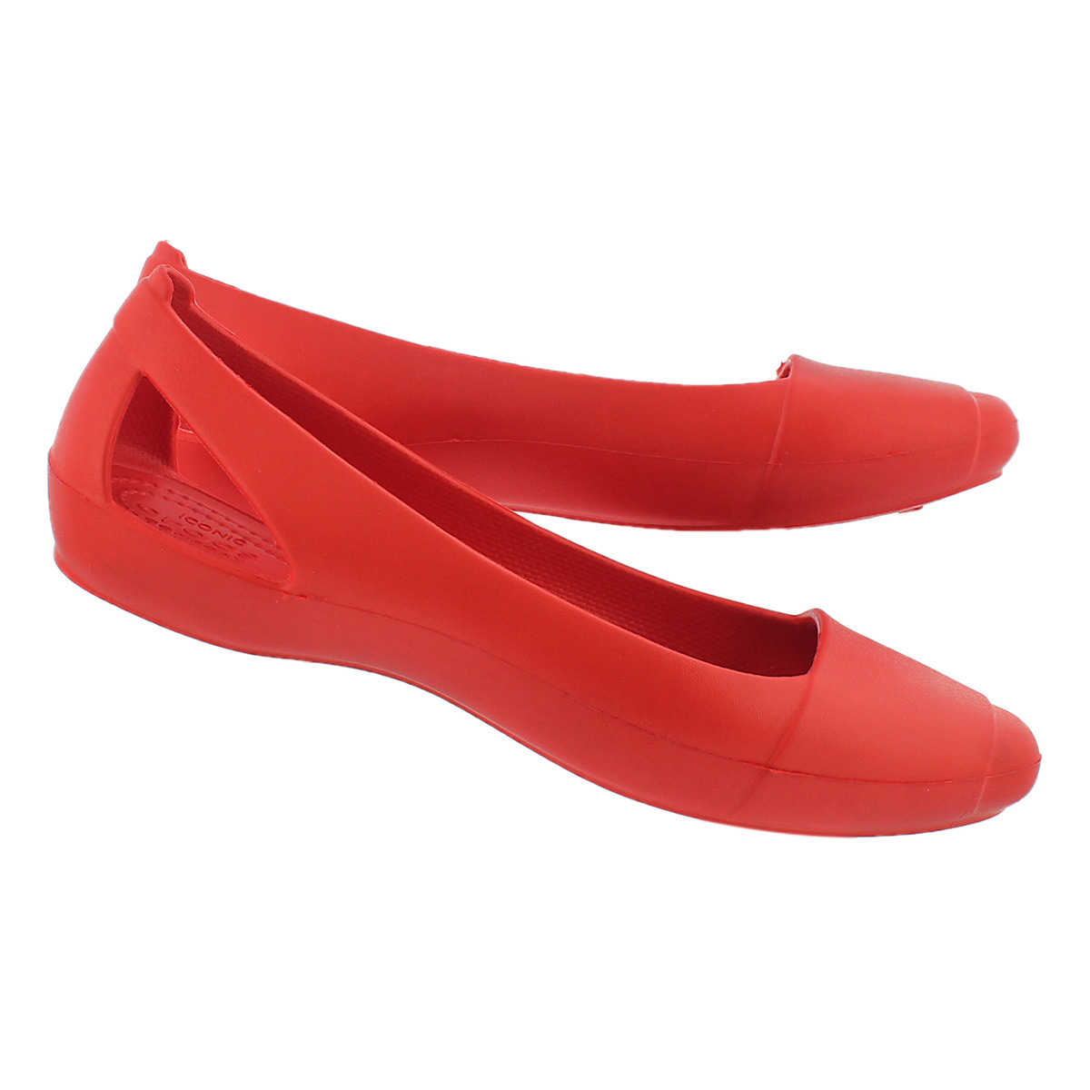 Lds Sienna flame slip on flat