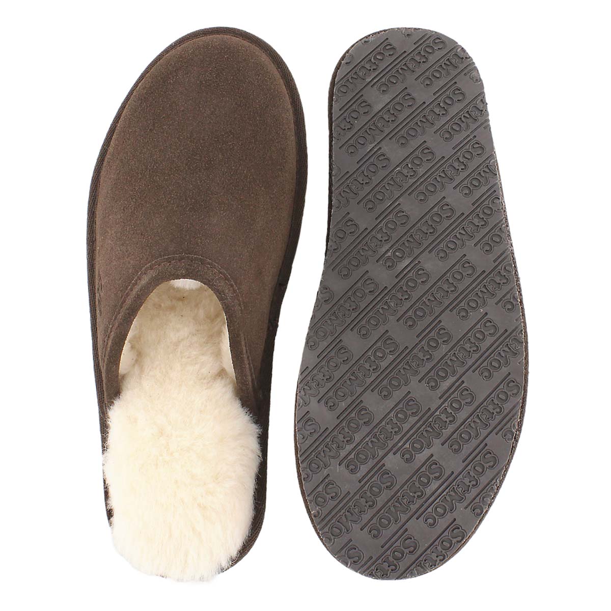 Pantoufles Simon chocolat, hommmes