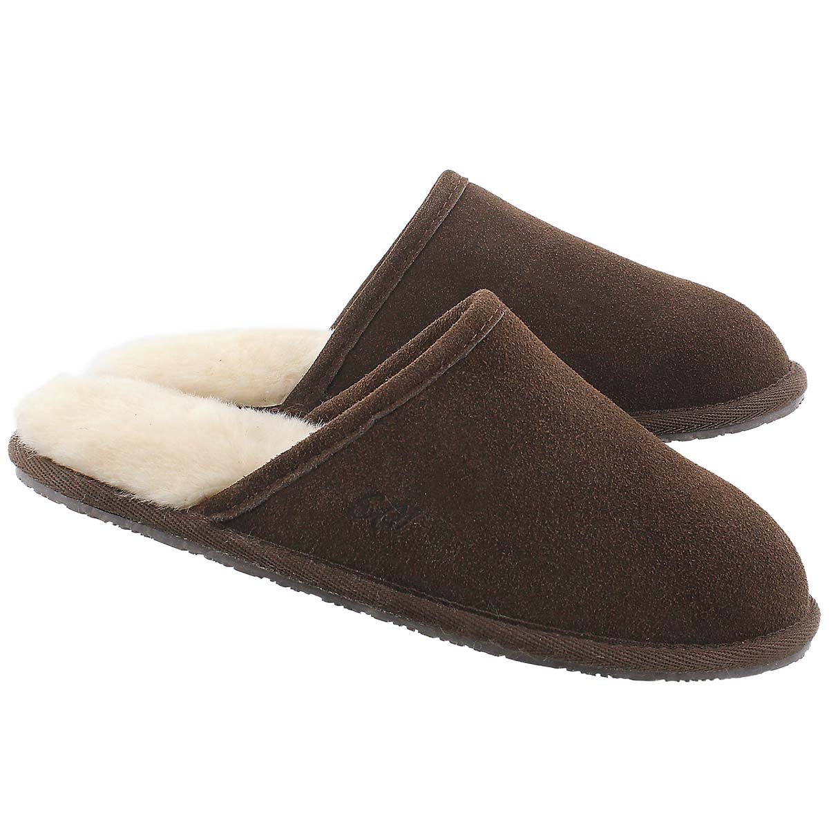 Pantoufles Simon chocolat, hommmes