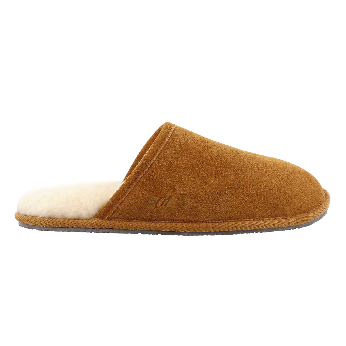 Mns Simon chestnut mem. foam slipper
